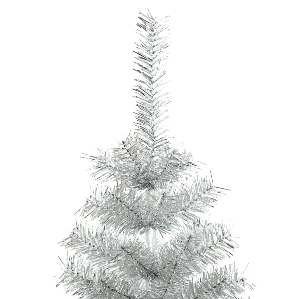 Sapin de Noël artificiel avec support argenté 240 cm PET - XIOS