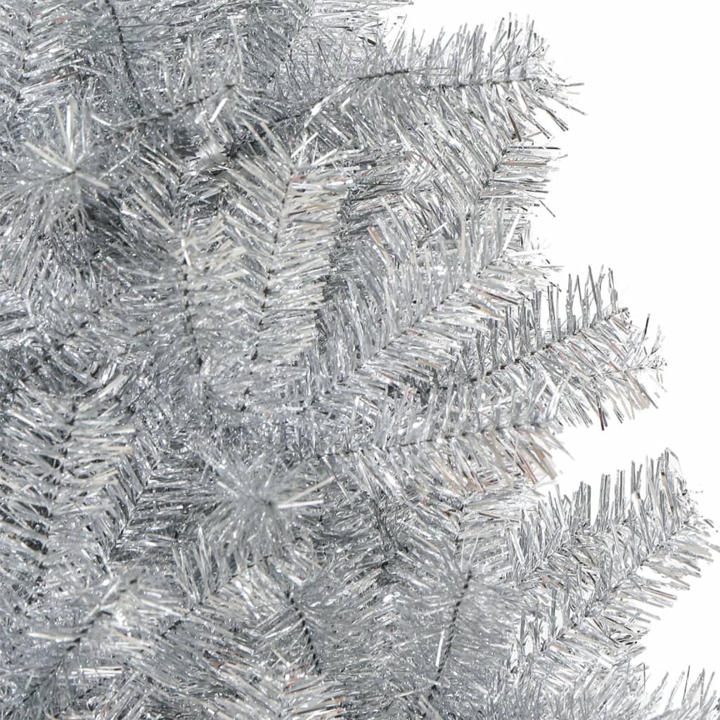 Sapin de Noël artificiel avec support argenté 240 cm PET - XIOS
