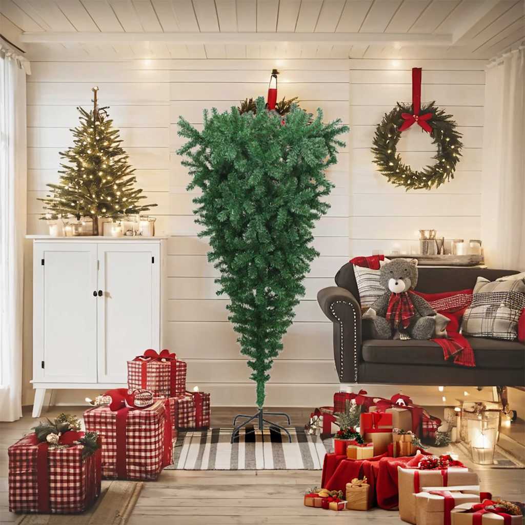 Sapin de Noël artificiel renversé avec support Vert 180 cm - XIOS