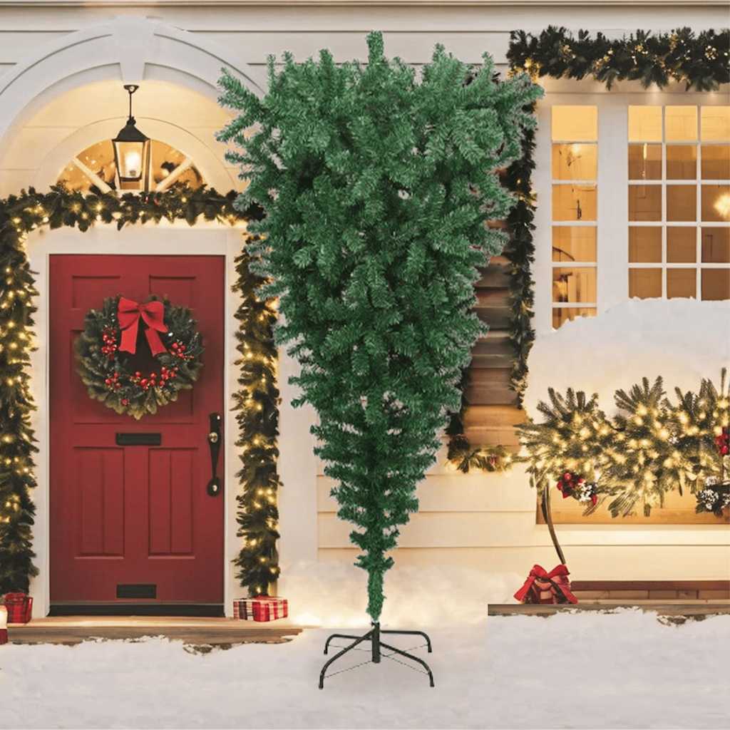 Sapin de Noël artificiel renversé avec support Vert 240 cm - XIOS