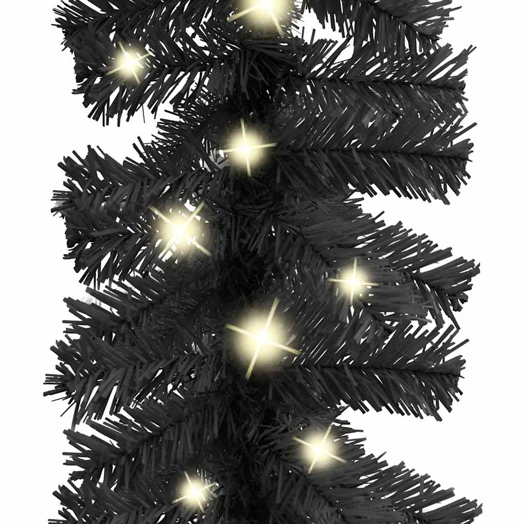 Guirlande de Noël avec lumières LED 10 m Noir - XIOS
