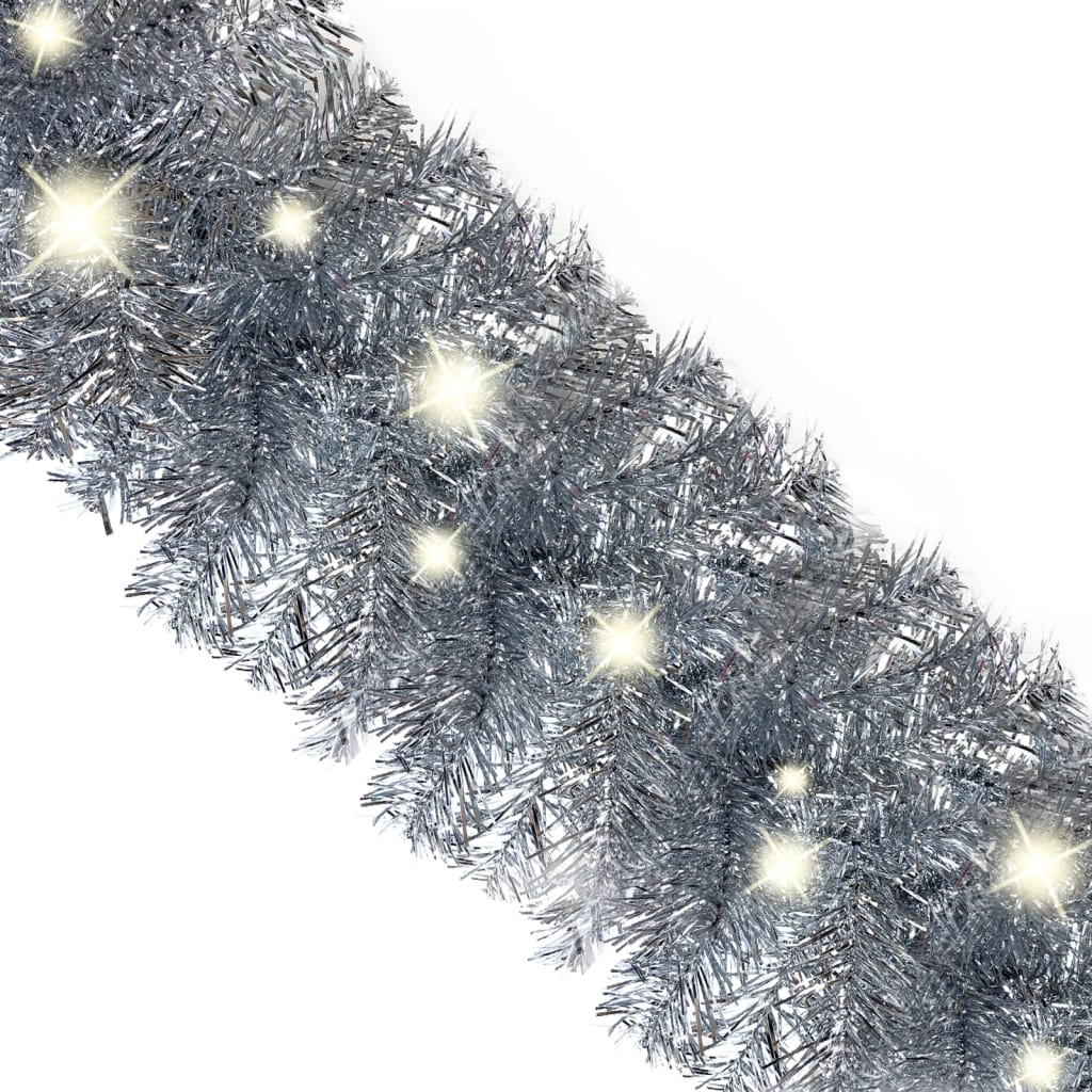 Guirlande de Noël avec lumières LED 10 m Argenté - XIOS