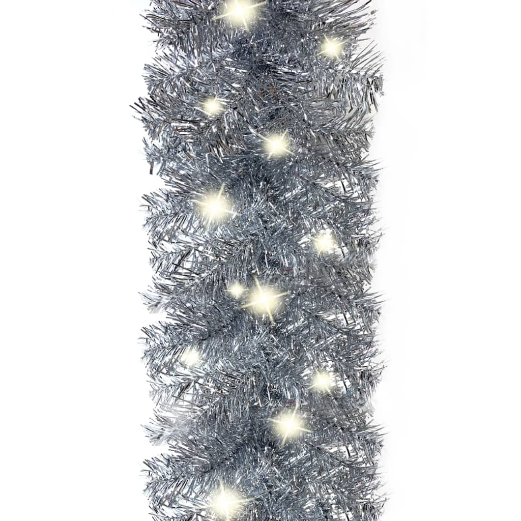 Guirlande de Noël avec lumières LED 10 m Argenté - XIOS