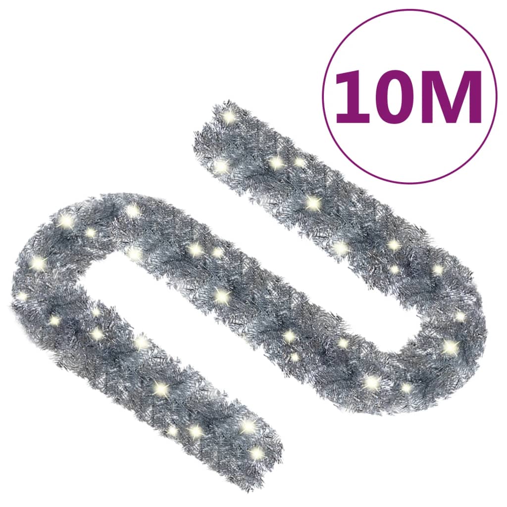Guirlande de Noël avec lumières LED 10 m Argenté - XIOS