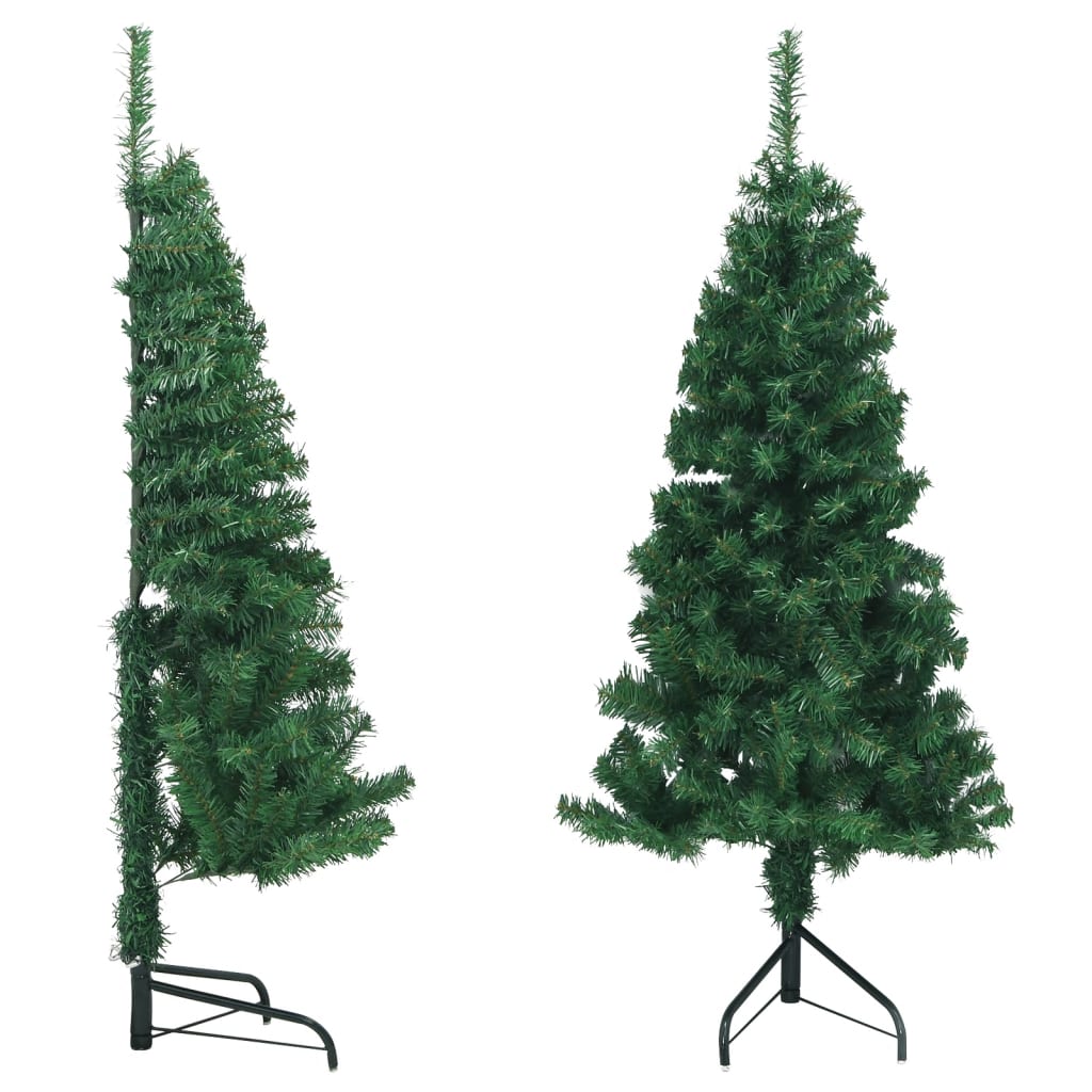 Sapin de Noël artificiel d'angle Vert 120 cm PVC - XIOS