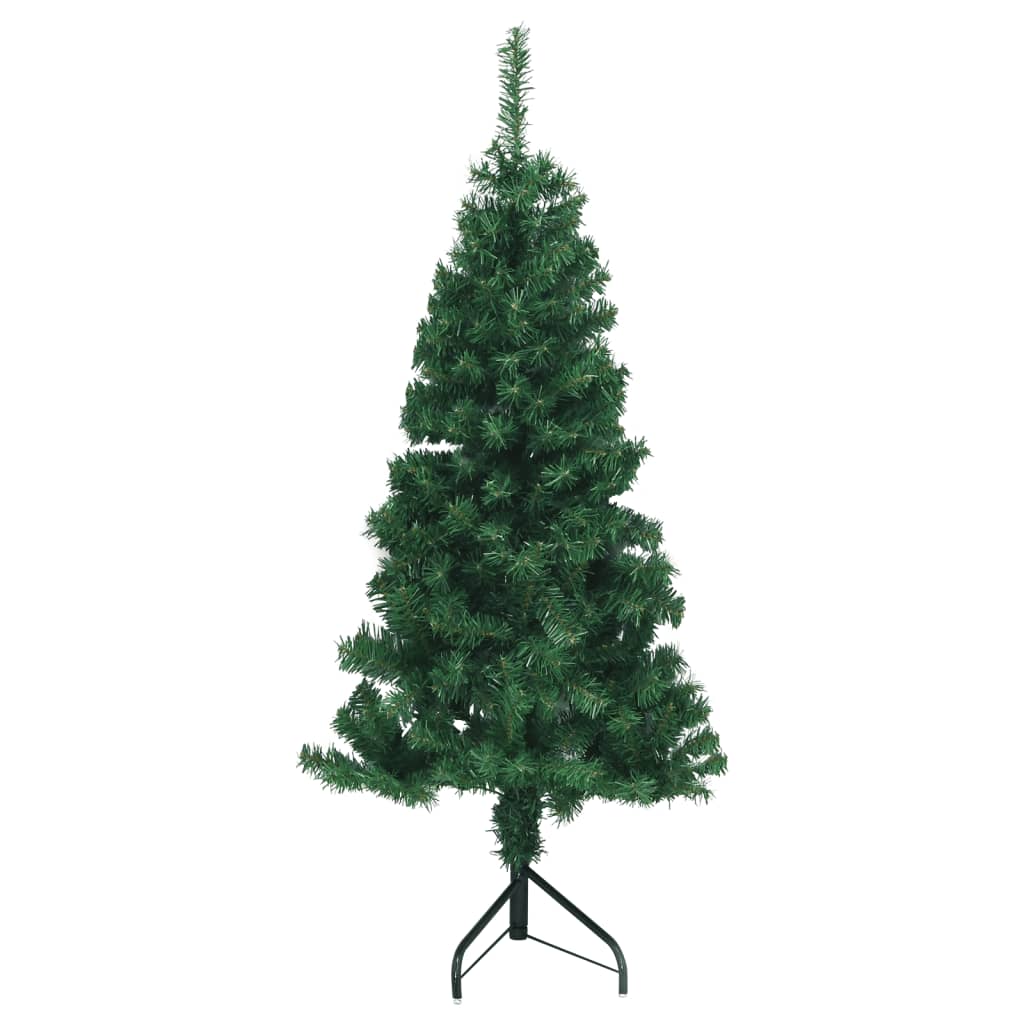 Sapin de Noël artificiel d'angle Vert 150 cm PVC - XIOS