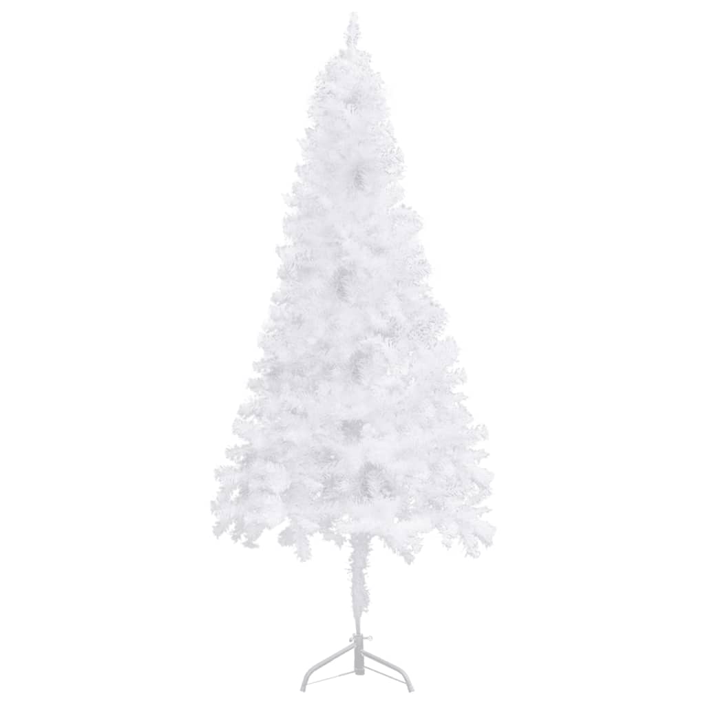 Sapin de Noël artificiel d'angle Blanc 240 cm PVC - XIOS