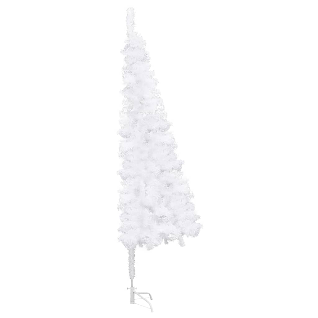 Sapin de Noël artificiel d'angle Blanc 240 cm PVC - XIOS