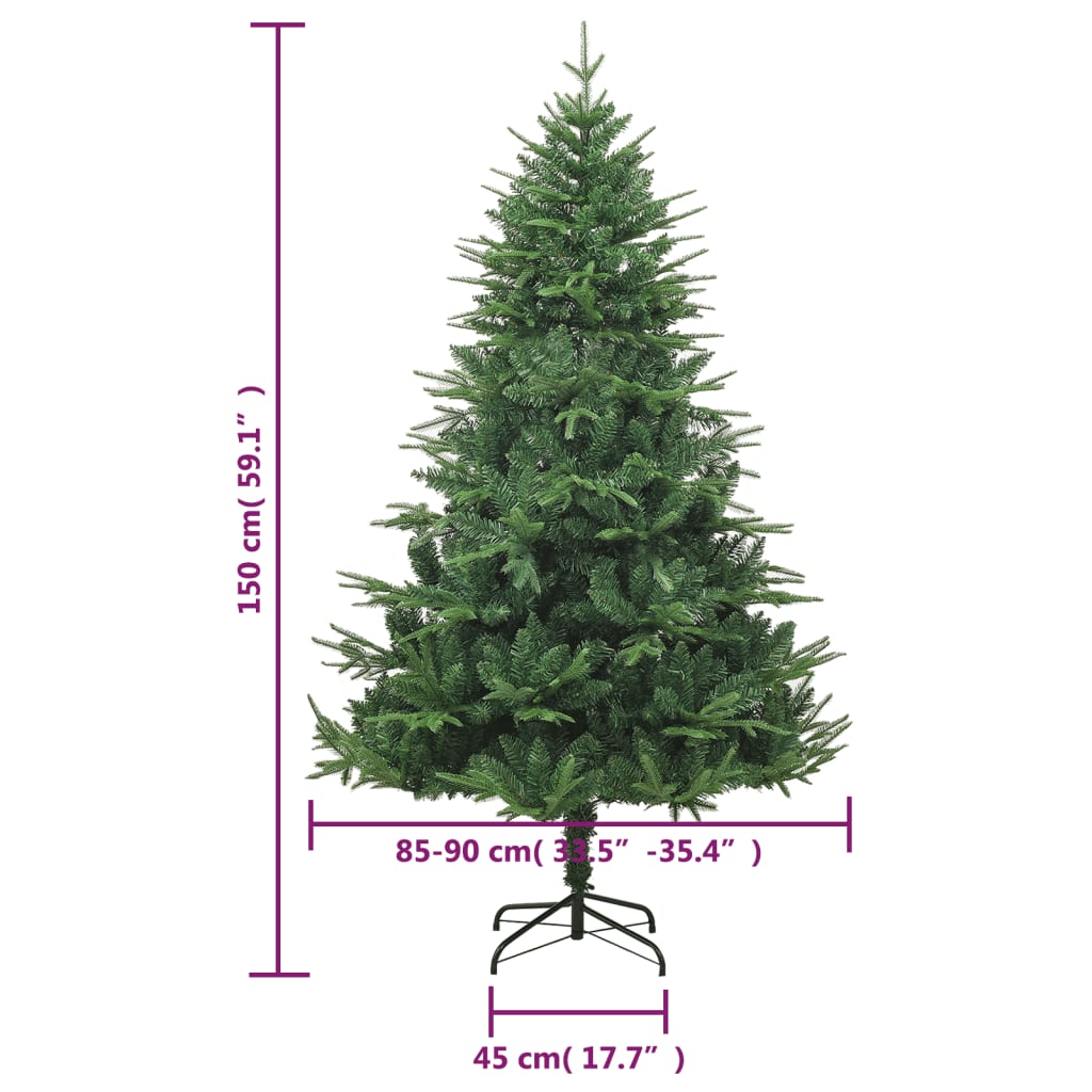 Sapin de Noël artificiel Vert 150 cm PVC et PE - XIOS