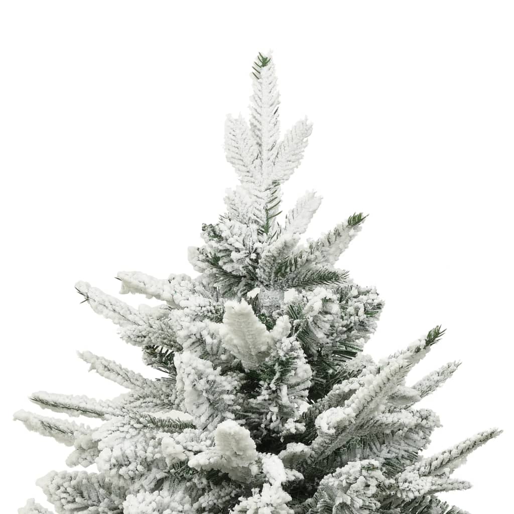 Sapin de Noël artificiel à flocons de neige Vert 240 cm PVC/PE