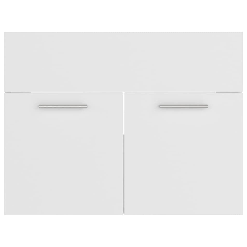 Ensemble de meubles de salle de bain Blanc Aggloméré