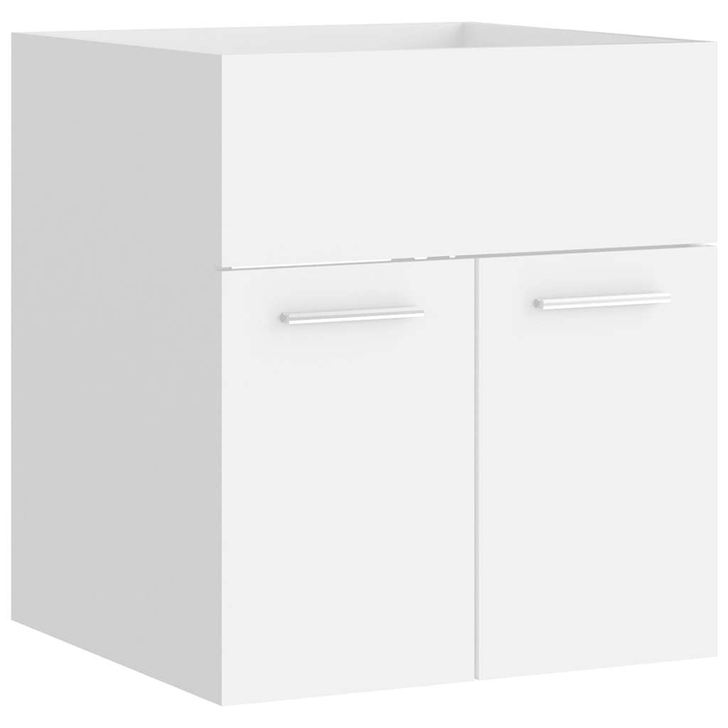 Ensemble de meubles de salle de bain Blanc Aggloméré