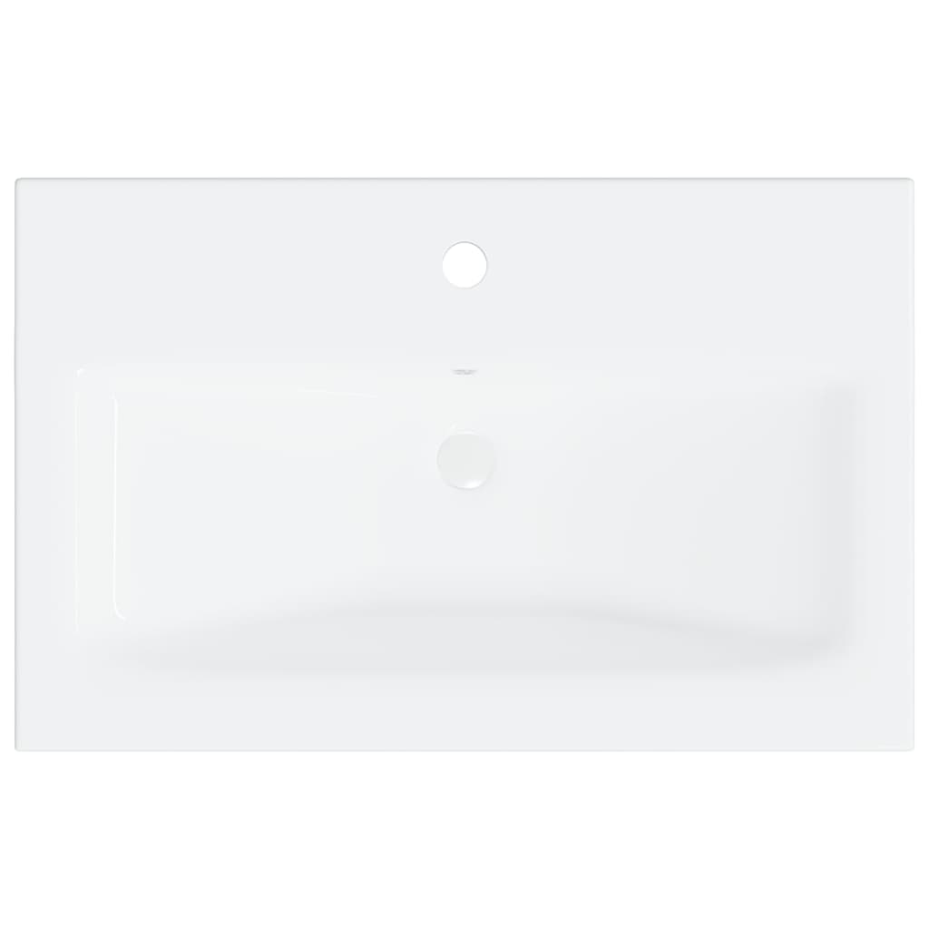 Ensemble de meubles de salle de bain Blanc Aggloméré