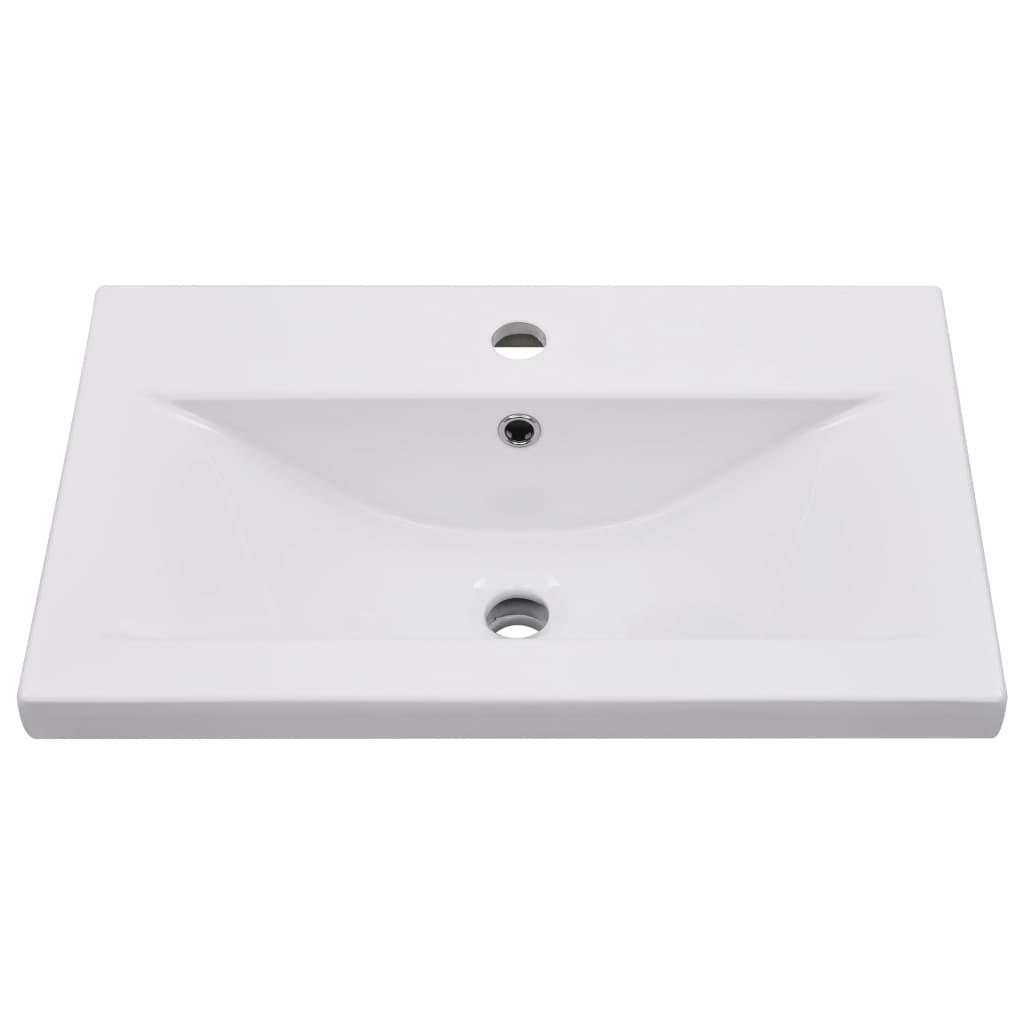 Armoire d'évier avec lavabo intégré Blanc Bois d'ingénierie - XIOS