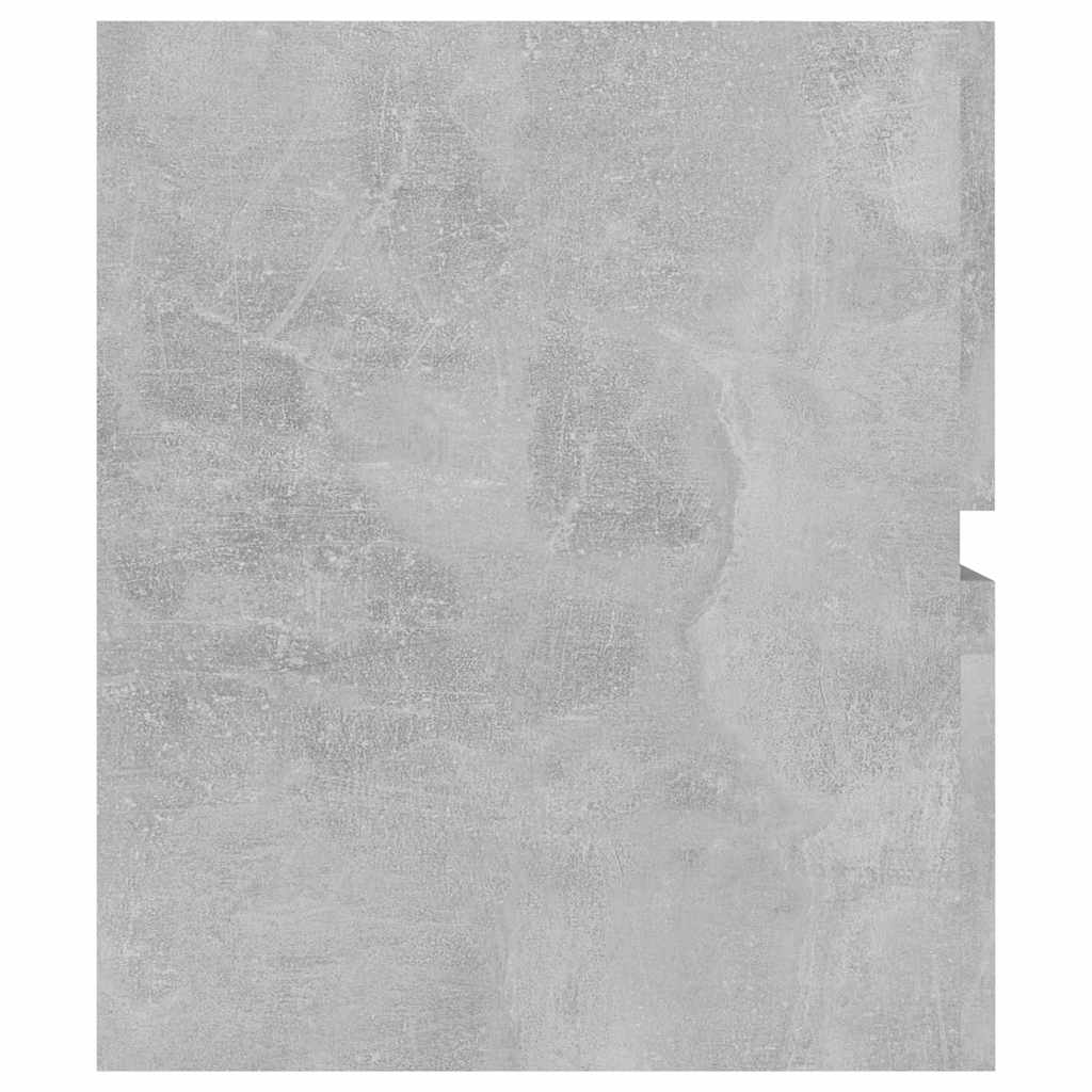 Armoire d'évier avec lavabo intégré Gris béton Aggloméré - XIOS