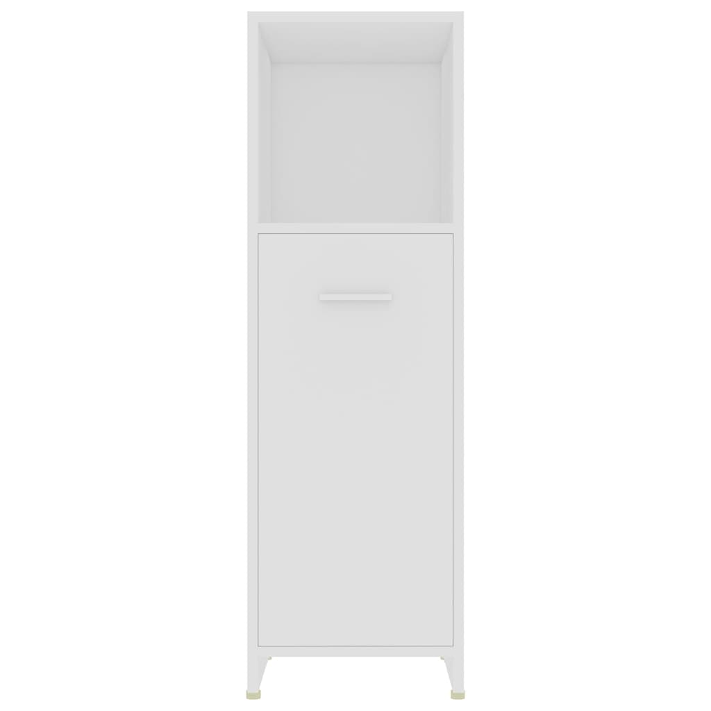 Ensemble de meubles de salle de bain 4 pcs Blanc