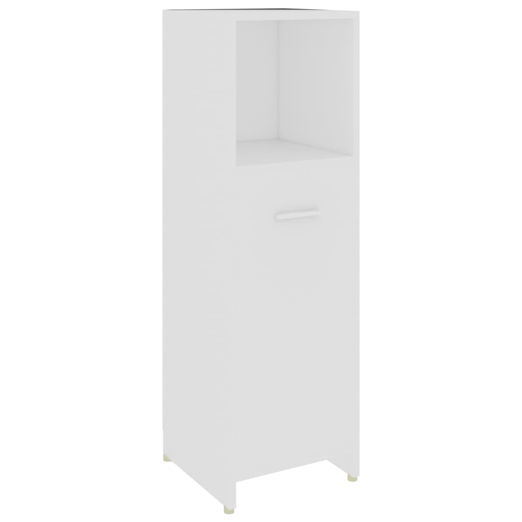 Ensemble de meubles de salle de bain 4 pcs Blanc