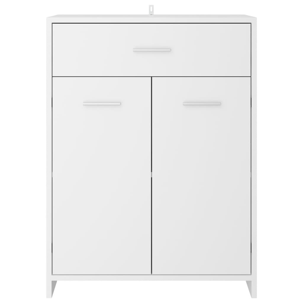 Ensemble de meubles de salle de bain 4 pcs Blanc