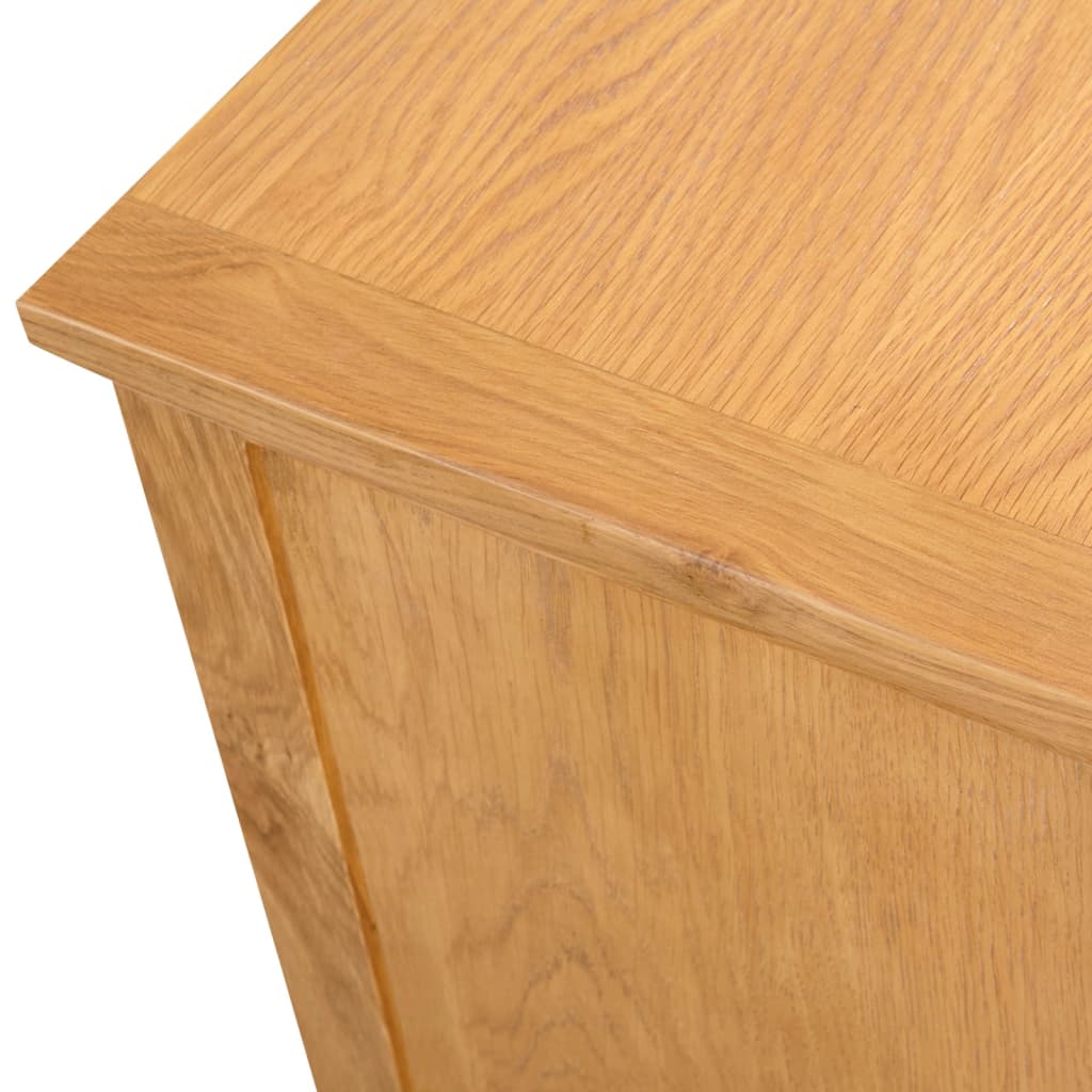 Meuble TV 110x35x44 cm Bois de chêne massif - XIOS