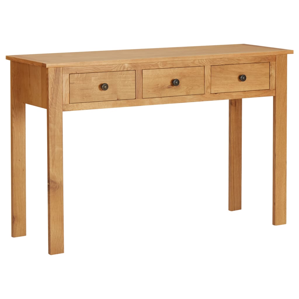 Coiffeuse 110x40x75 cm Bois de chêne massif - XIOS