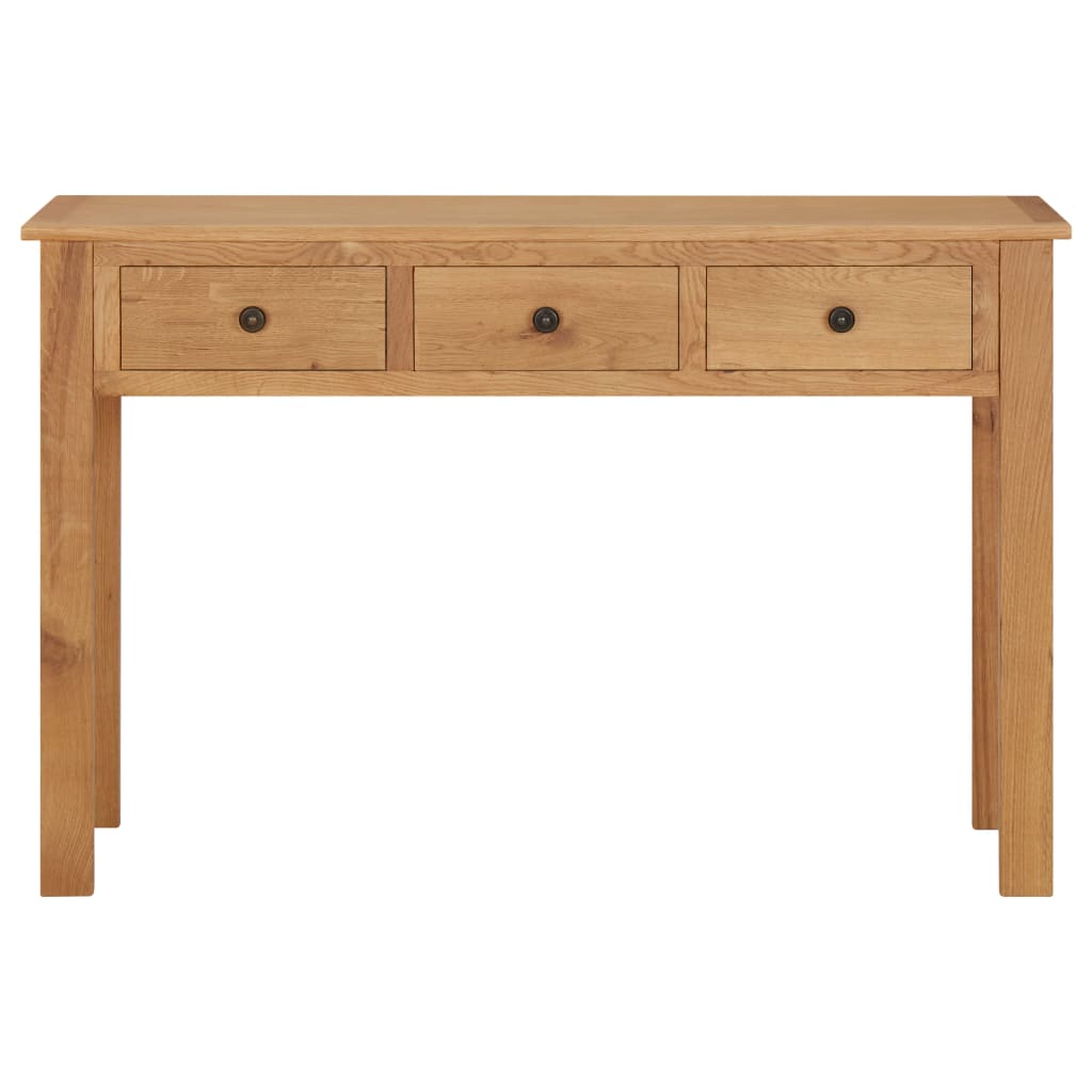 Coiffeuse 110x40x75 cm Bois de chêne massif - XIOS