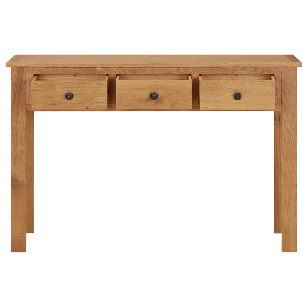 Coiffeuse 110x40x75 cm Bois de chêne massif - XIOS