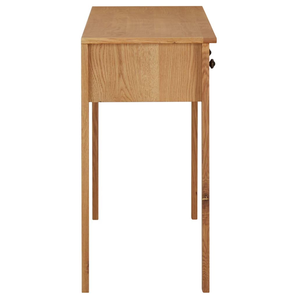 Coiffeuse 110x40x75 cm Bois de chêne massif - XIOS