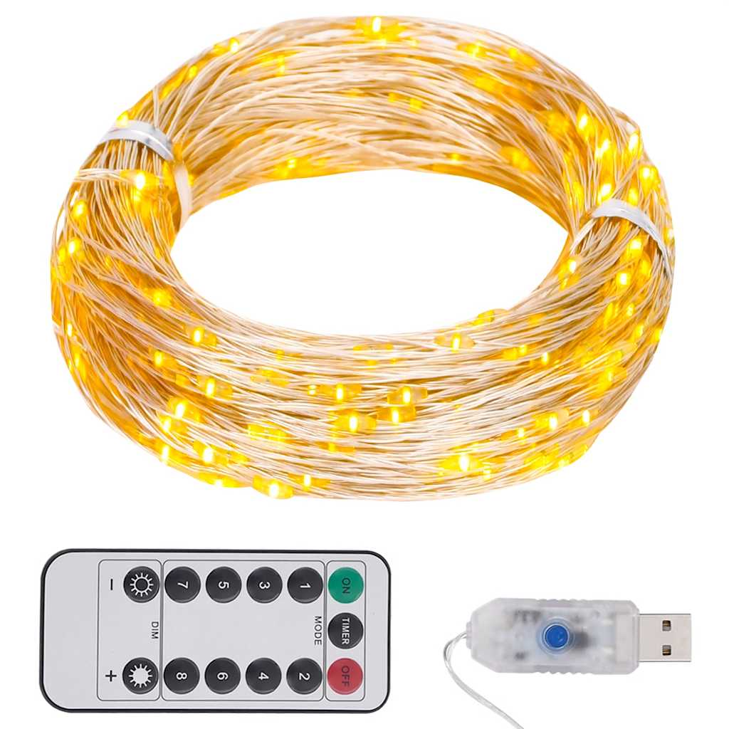 Guirlande LED avec 300 LED Blanc chaud 30 m - XIOS