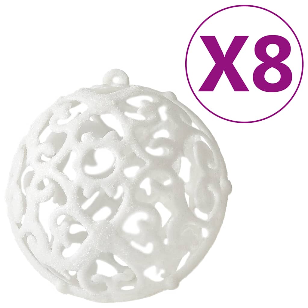 Ensemble de boules de Noël 100 pcs Blanc - XIOS