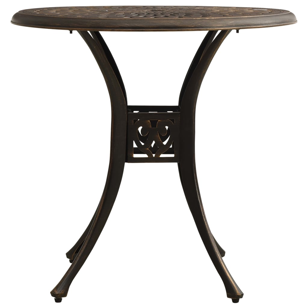 Ensemble de bistro 3 pcs Aluminium coulé Bronze - XIOS