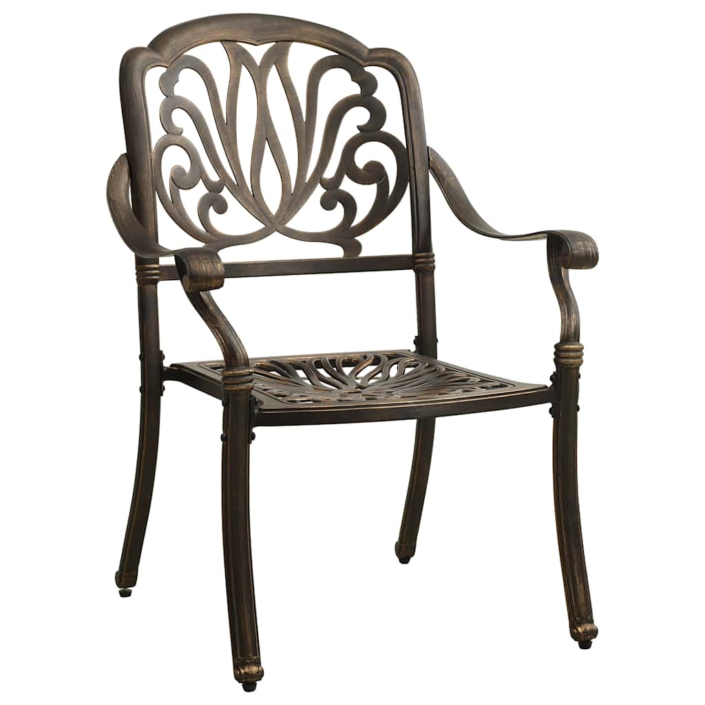 Ensemble de bistro 3 pcs Aluminium coulé Bronze - XIOS