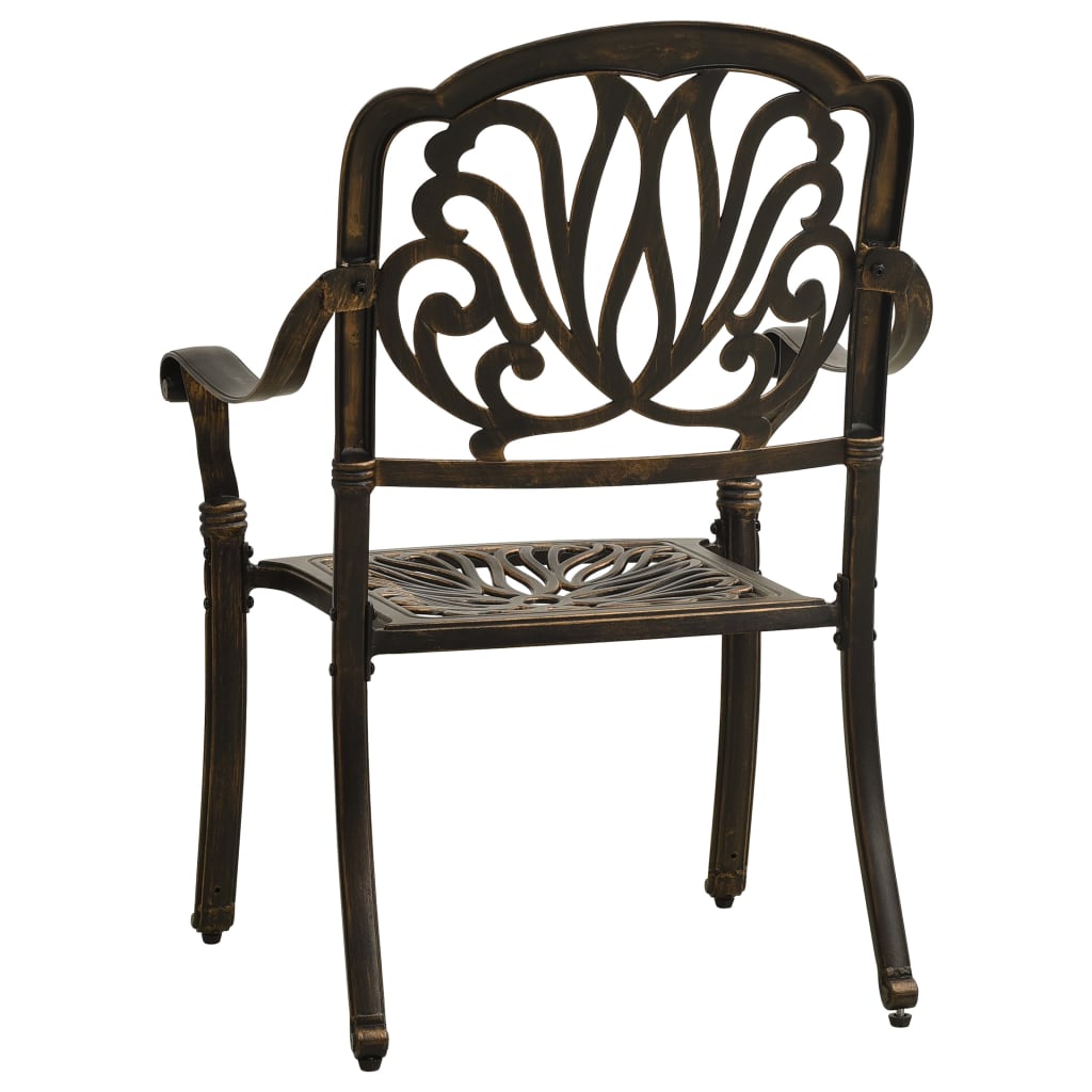 Ensemble de bistro 3 pcs Aluminium coulé Bronze - XIOS