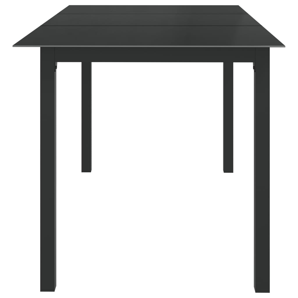 Ensemble à manger de jardin 7 pcs aluminium anthracite - XIOS
