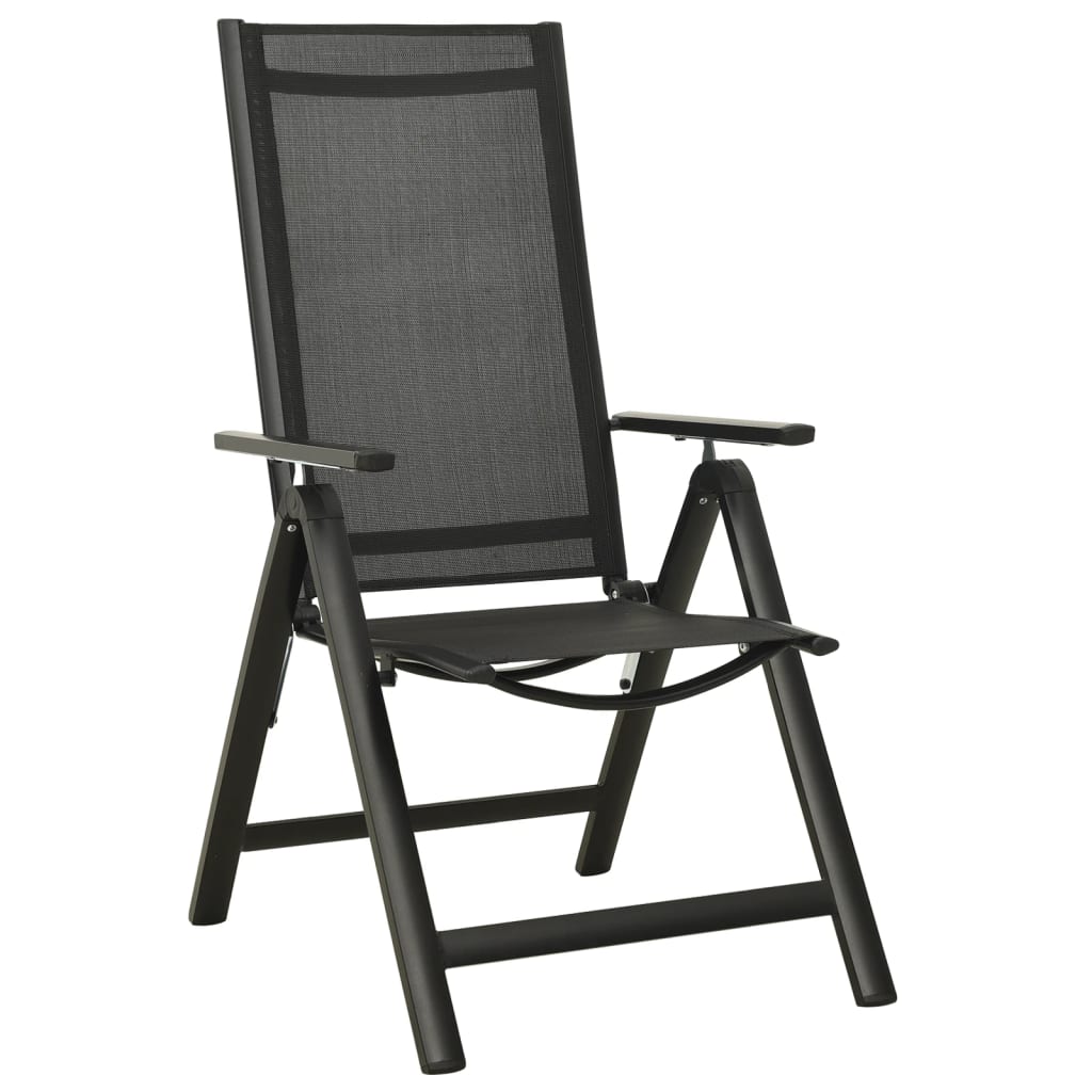 Ensemble à manger de jardin 7 pcs aluminium anthracite - XIOS