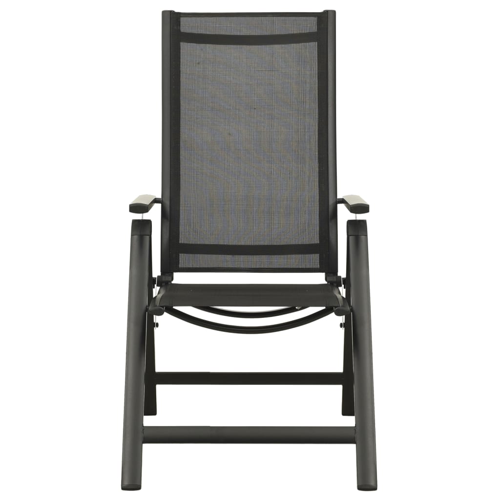 Ensemble à manger de jardin 7 pcs aluminium anthracite - XIOS