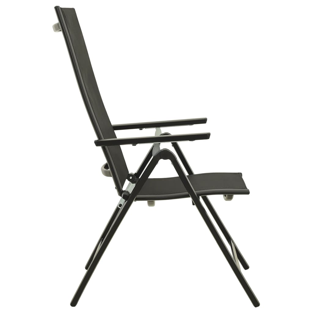Ensemble à manger de jardin 7 pcs aluminium anthracite - XIOS