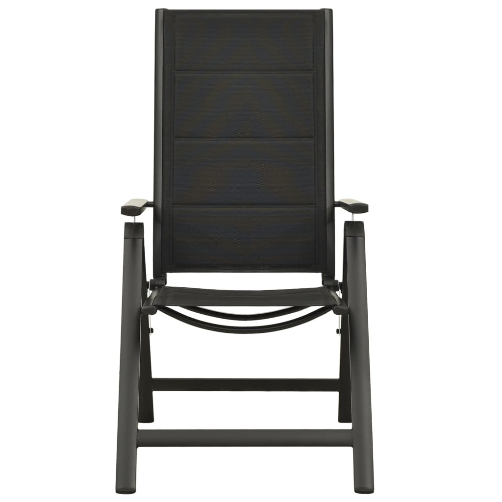 Ensemble à manger de jardin 7 pcs aluminium anthracite - XIOS