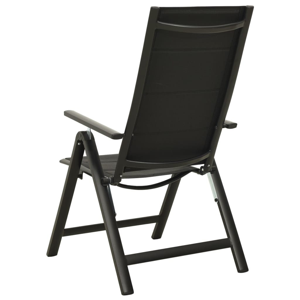 Ensemble à manger de jardin 7 pcs aluminium anthracite - XIOS