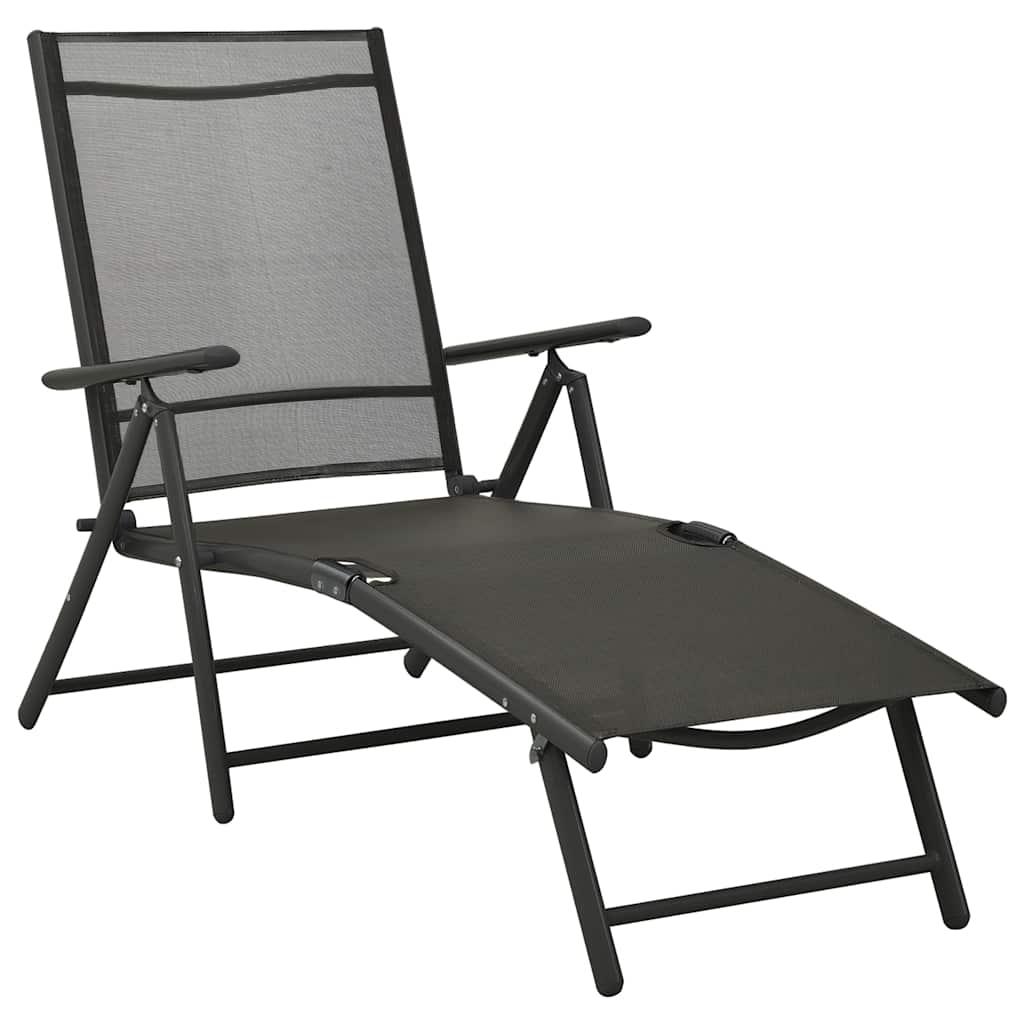 Ensemble à manger de jardin 10 pcs noir et anthracite