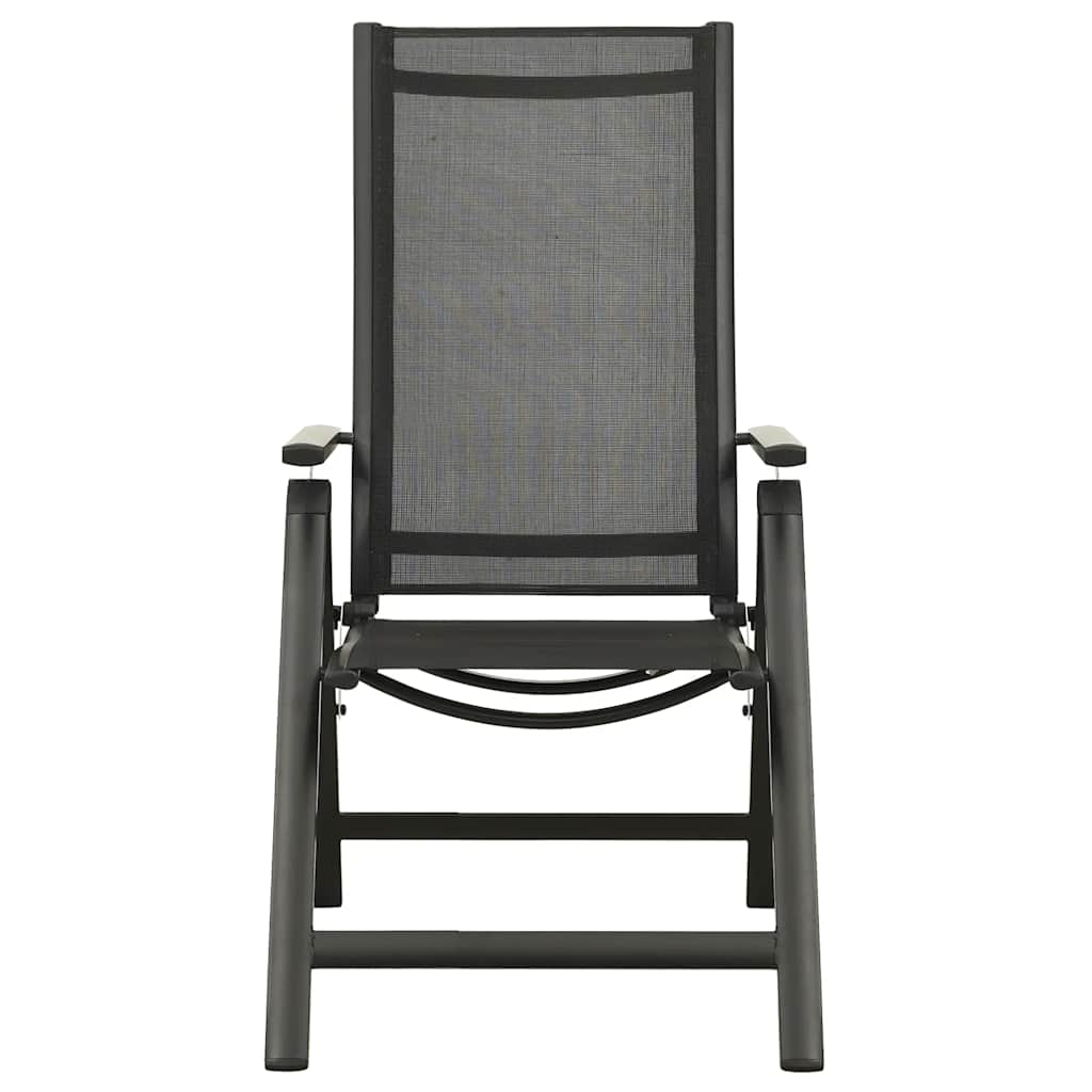 Ensemble de bistro 5 pcs noir et anthracite