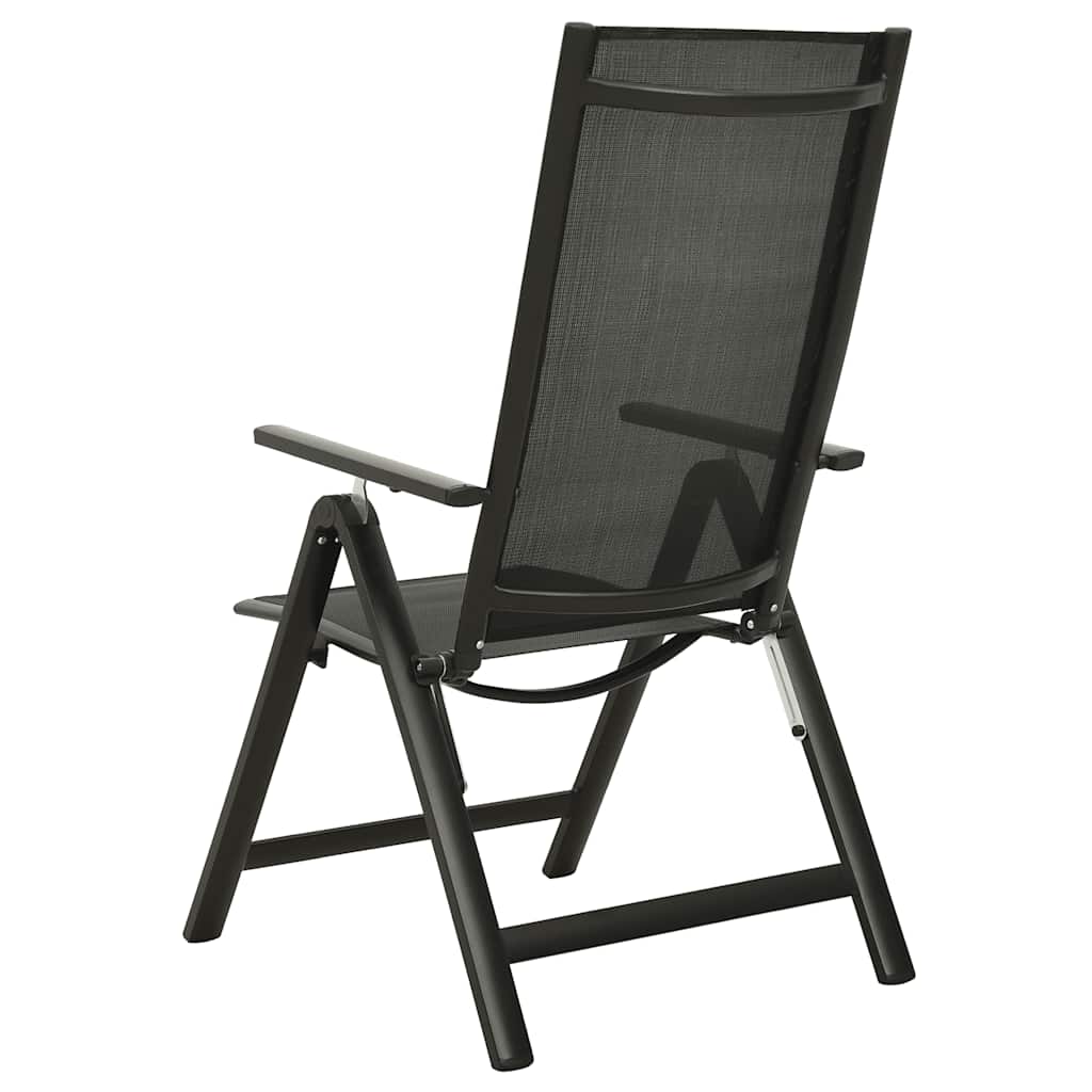 Ensemble de bistro 5 pcs noir et anthracite