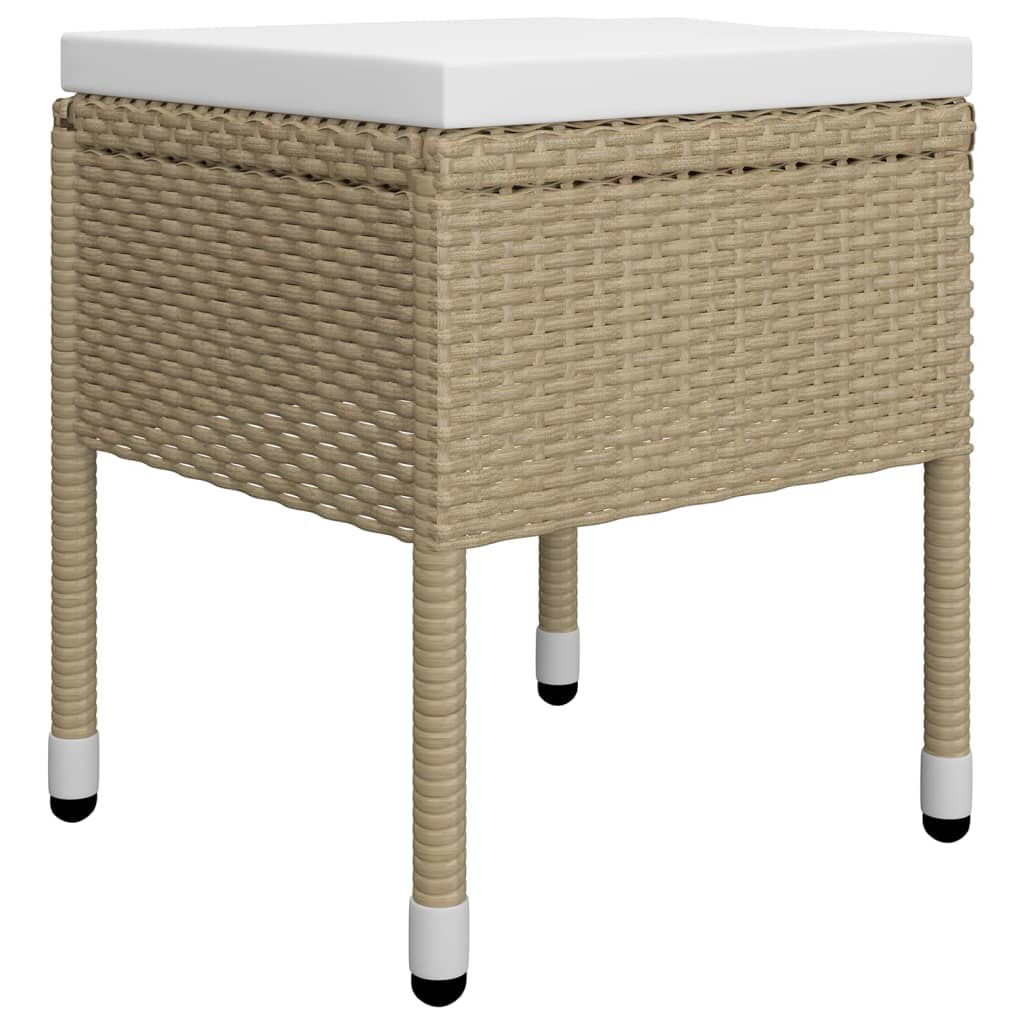 Ensemble à manger de jardin 5 pcs Beige