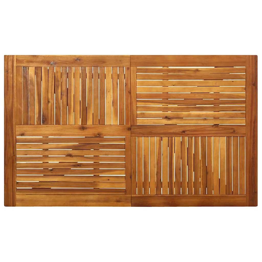 Ensemble à manger de jardin 5 pcs noir
