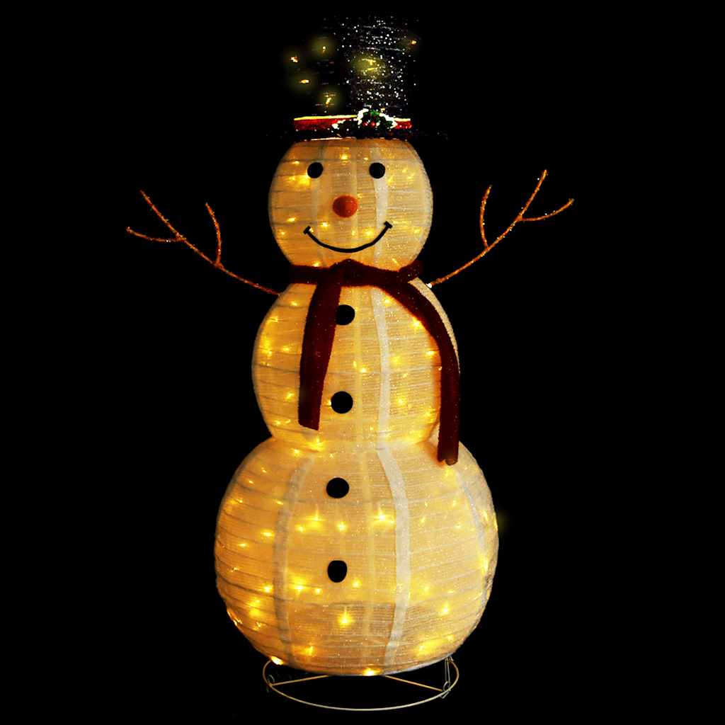 Figurine de bonhomme de neige de Noël à LED Tissu 120 cm - XIOS