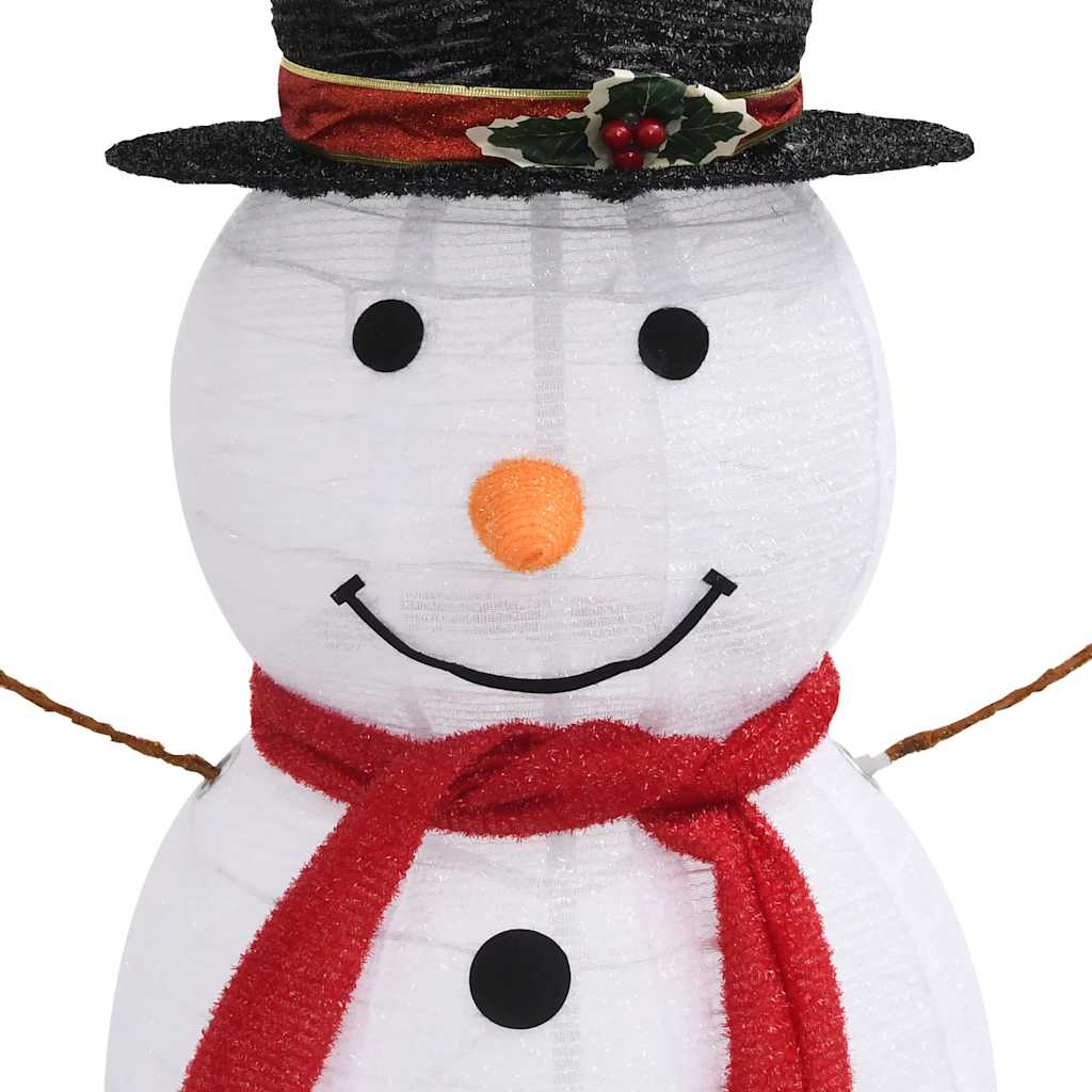 Figurine de bonhomme de neige de Noël à LED Tissu 120 cm - XIOS