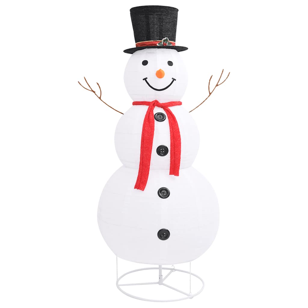 Figurine de bonhomme de neige de Noël à LED Tissu 180 cm - XIOS