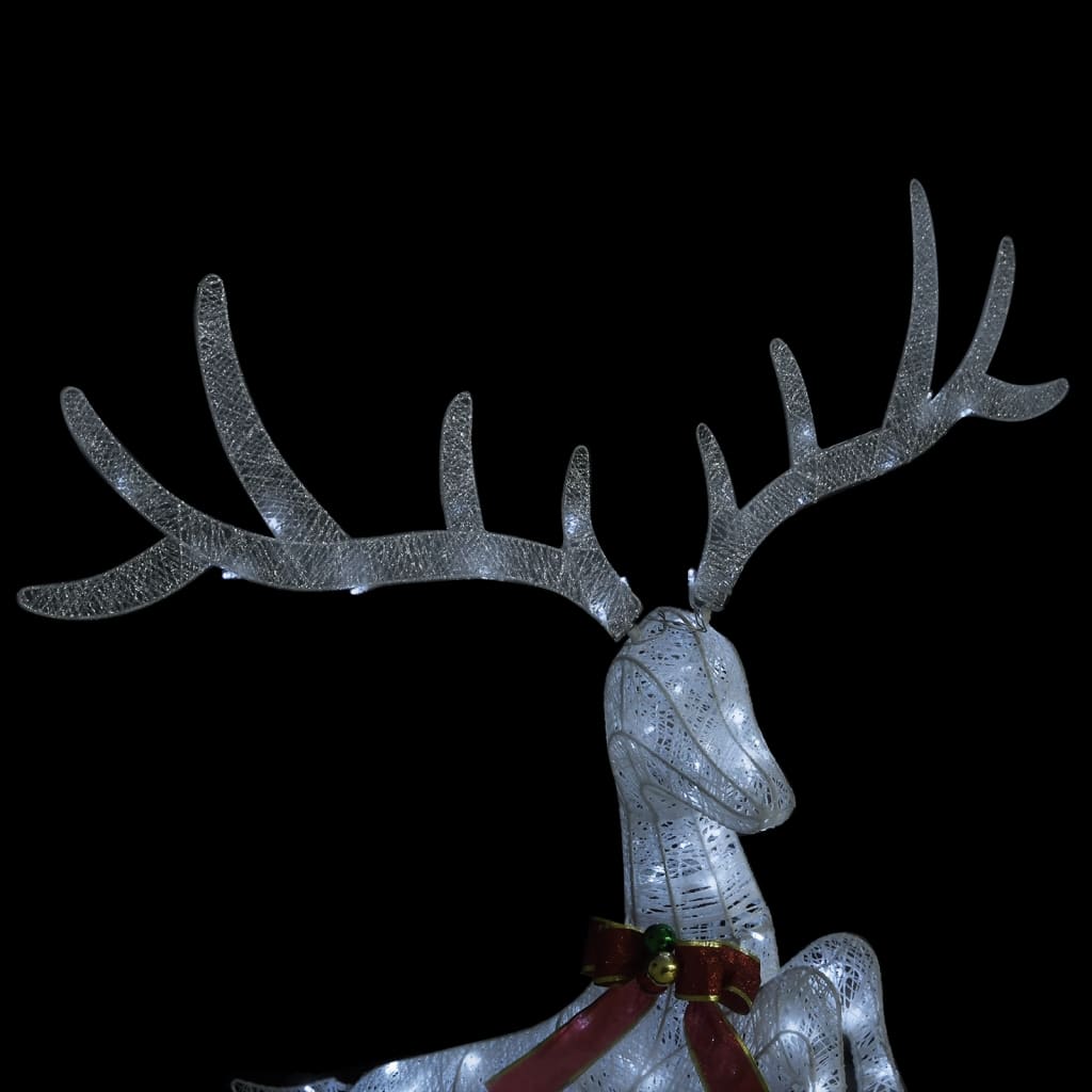 Renne volant de décoration de Noël 120 LED Blanc froid Blanc - XIOS