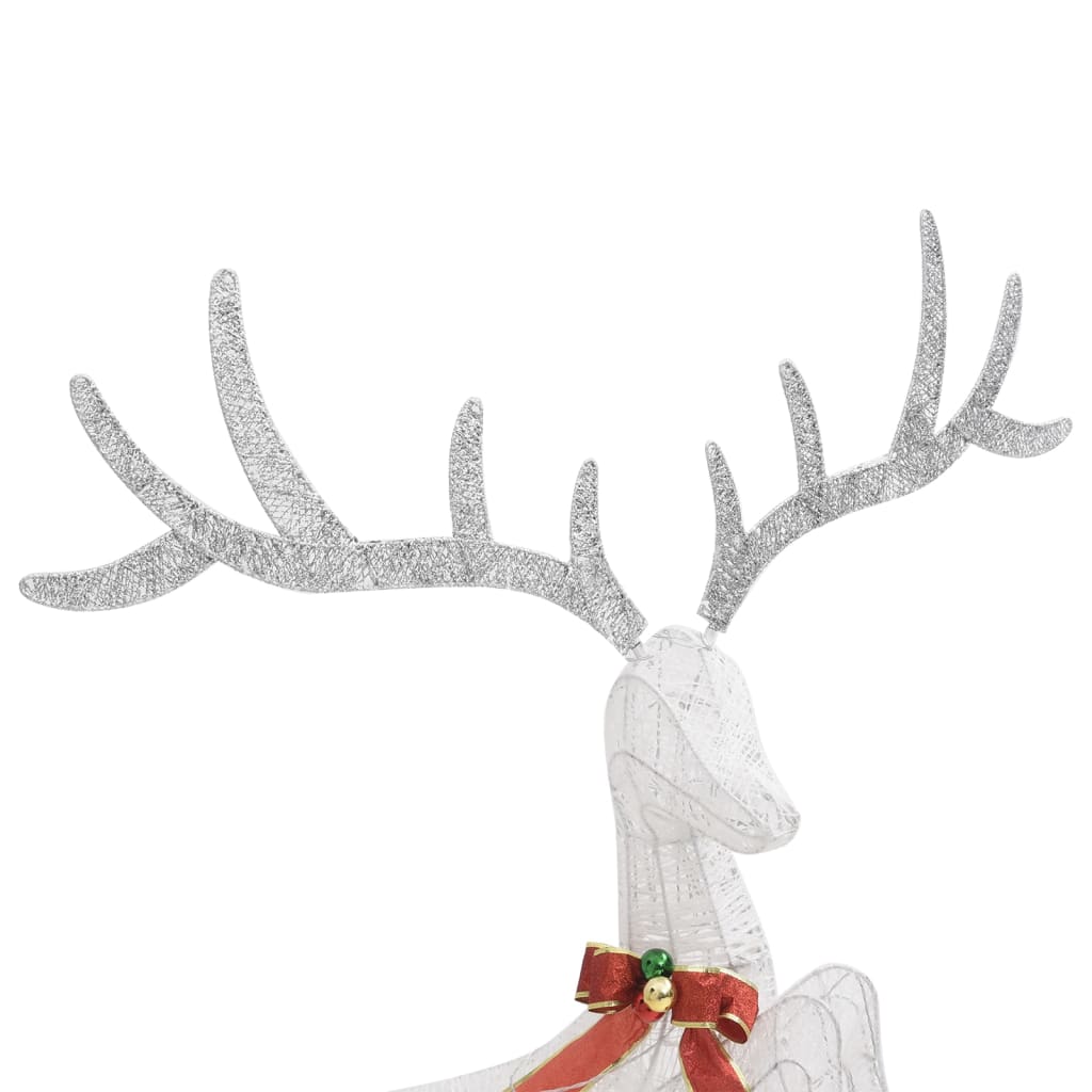 Renne volant de décoration de Noël 120 LED Blanc froid Blanc - XIOS