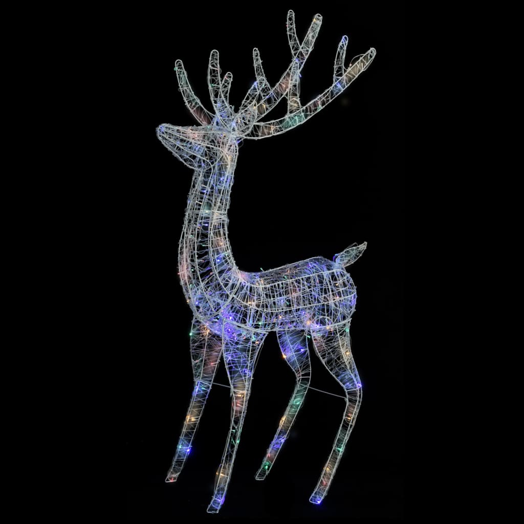 Renne de Noël XXL Acrylique 250 LED 180 cm Coloré - XIOS