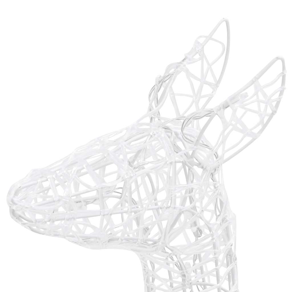 Famille de rennes de décoration Acrylique 160 LED blanc chaud - XIOS